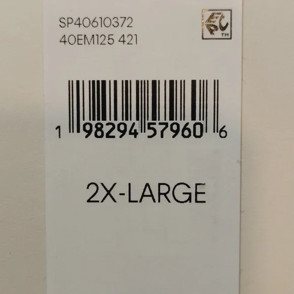 NWT 2XL Calvin Klein Jeans Long Sleeve Button Up Stretch Oxford Shirt Blue NEW - Picture 9 of 9